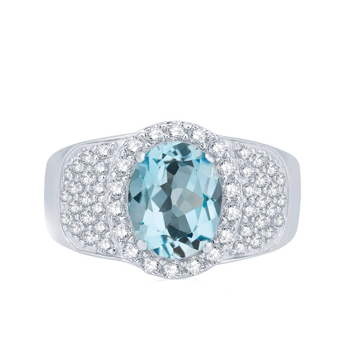Blue, White-