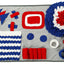 Grey / Red / Blue