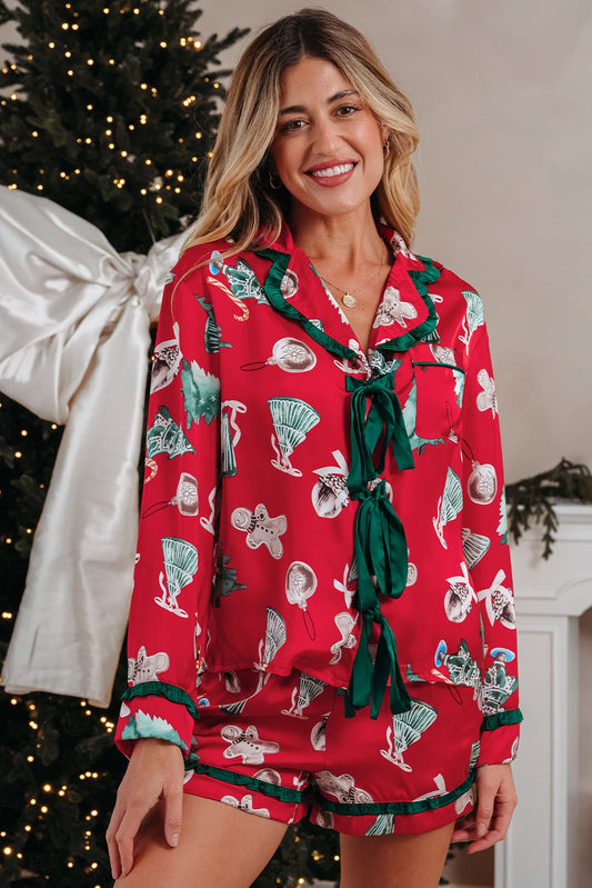 Threaded Pear Blair Knot 2pcs Pajama Set
