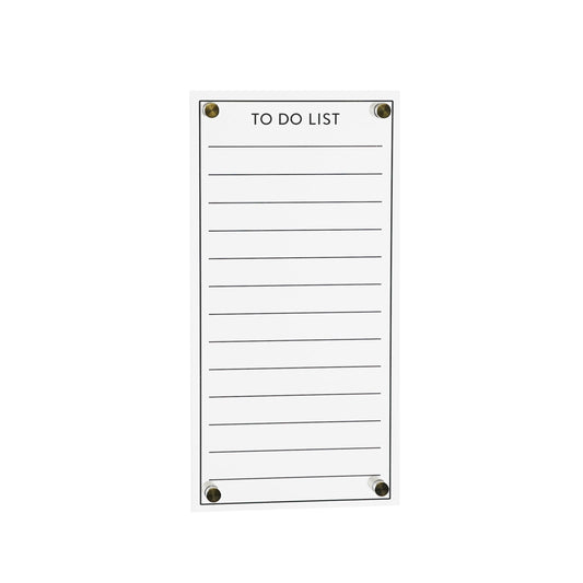 Melrose International Acrylic Dry Erase To-Do List 13"H