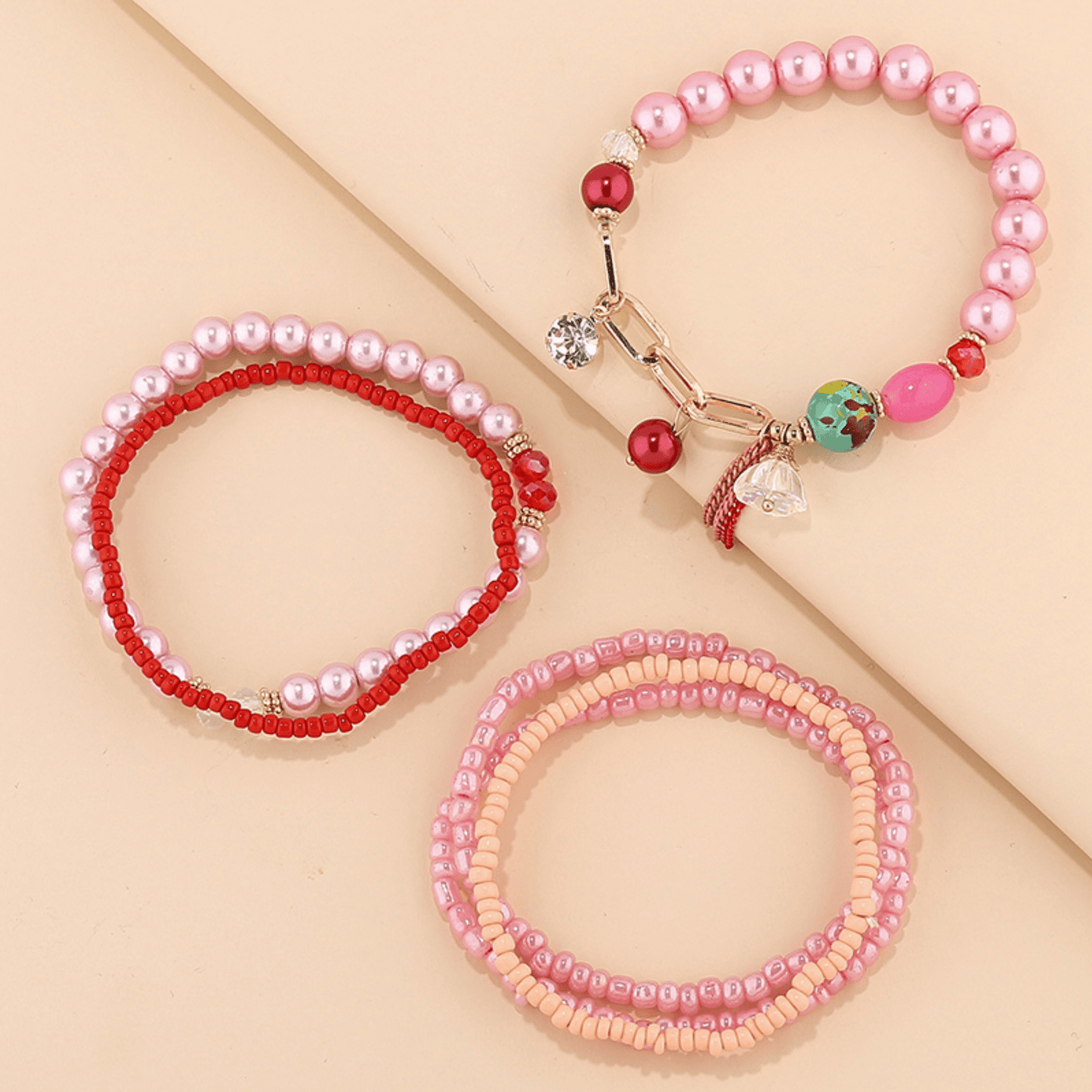 Pink / Red-