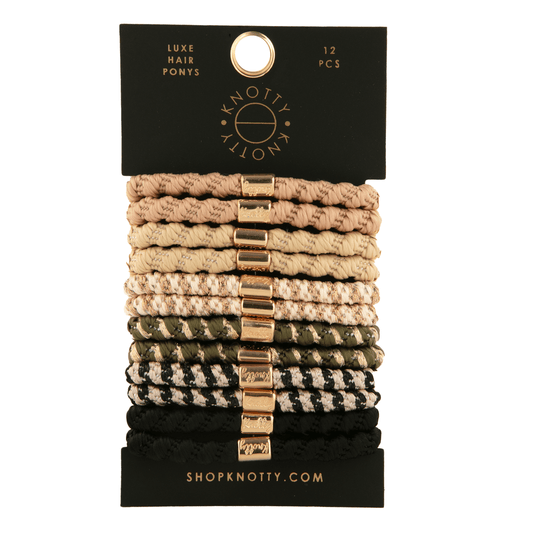 LUXE PONY SET 12-PK, DESERT