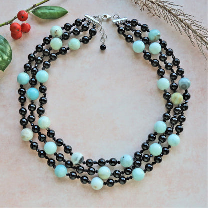 Black and green-