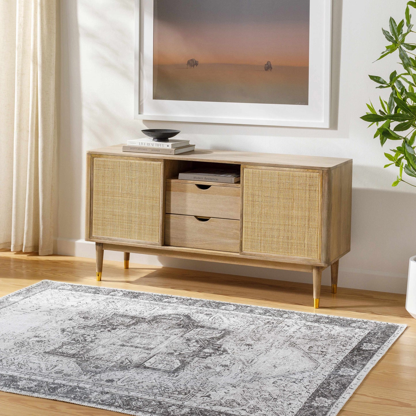 Kyan Washable Runner / Area Rug - Clearance