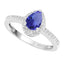 Blue, White