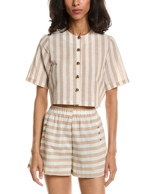 BEG/CRM STRIPE-