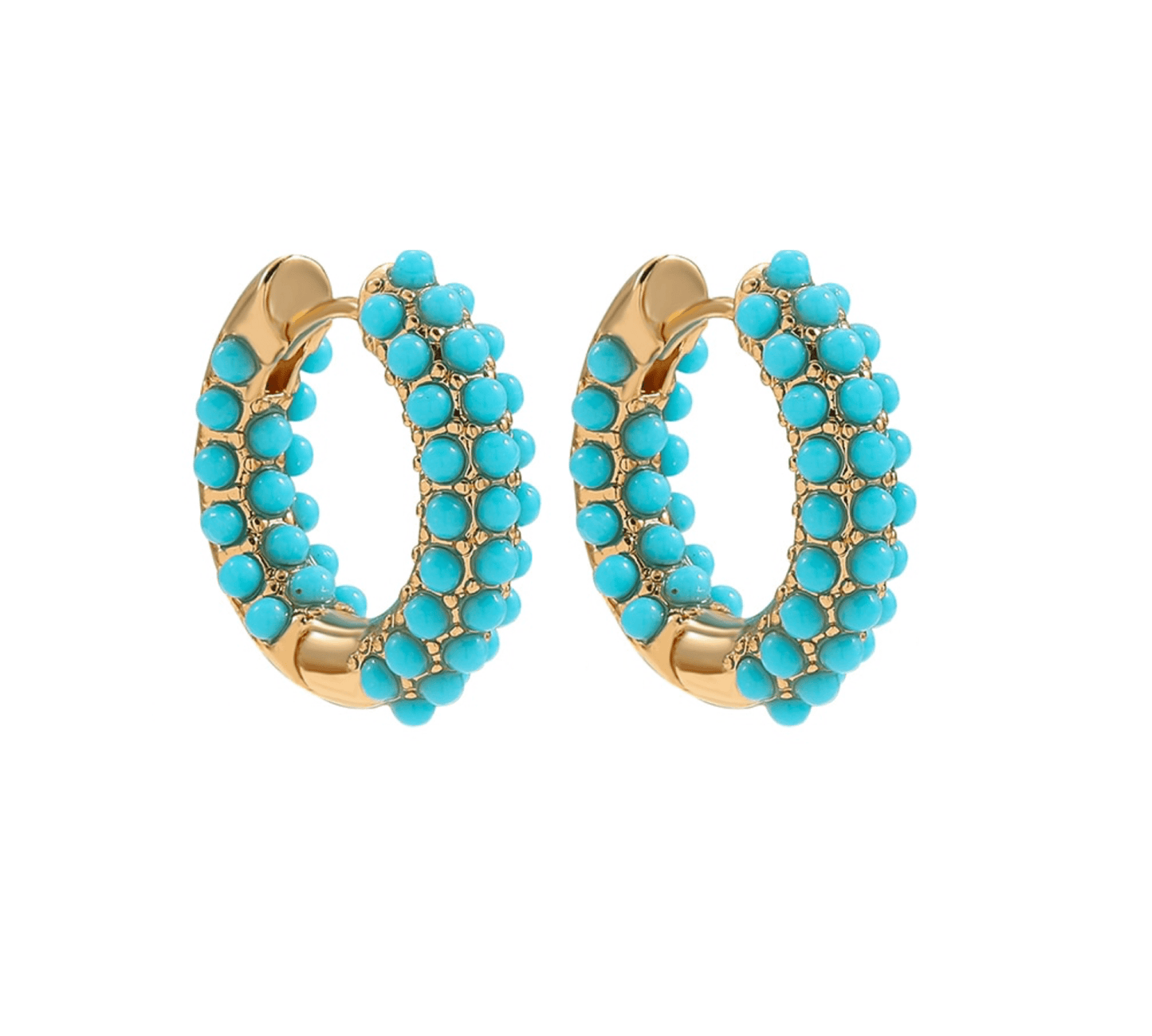Goldtone, Turquoise-