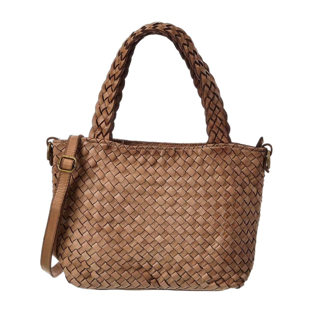 Isabella Rossetti Marie Hand Woven Leather Tote