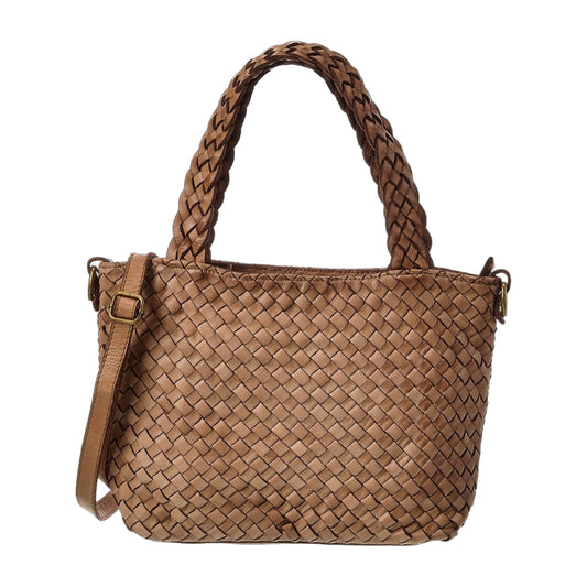 Isabella Rossetti Marie Hand Woven Leather Tote