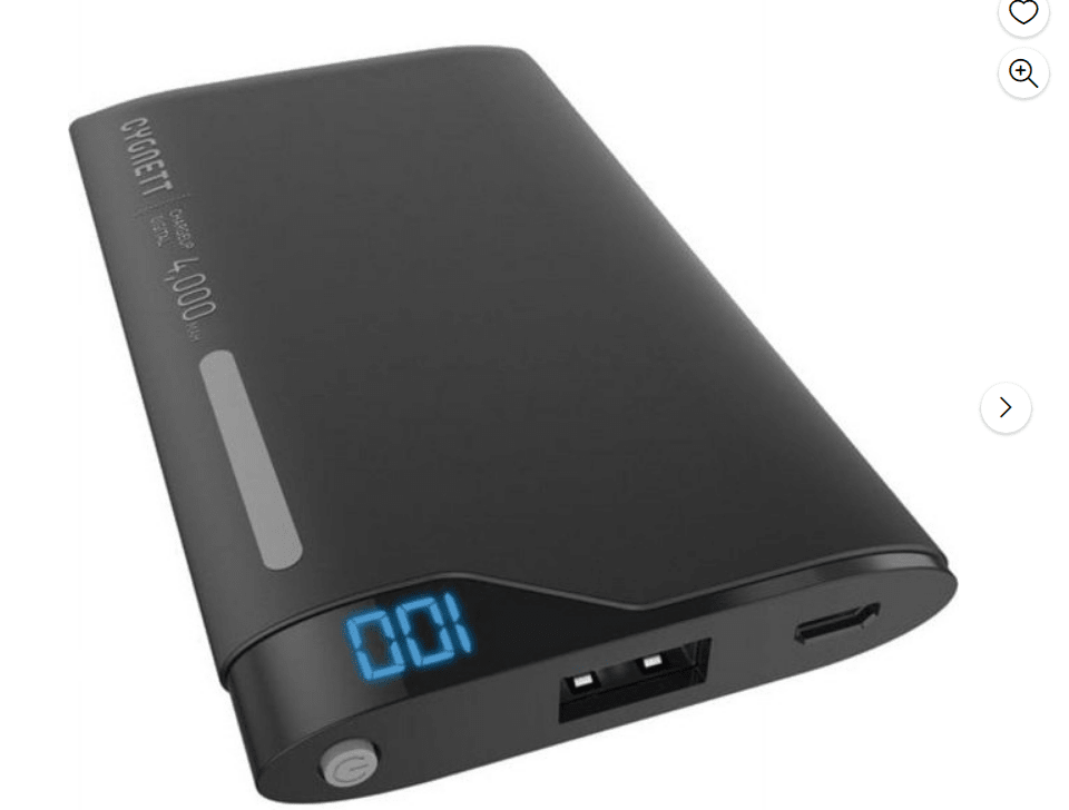 Cygnett 4000mah Portable Powerbank for Ipod/Iphone