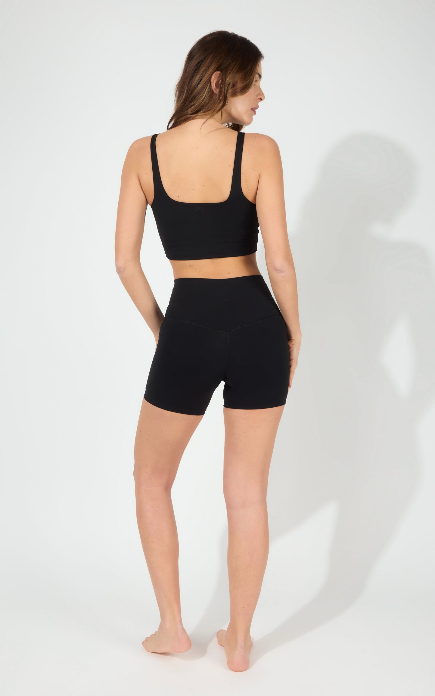 Nux Sabrina Bra Tank & 5" No Front Seam Short Set