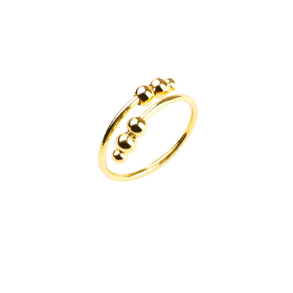 Mint & Lily Adjustable Beaded Fidget Ring