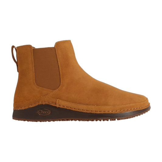 Chaco Paonia Chelsea Men's Boots — Cinnamon Brown Waterproof Suede