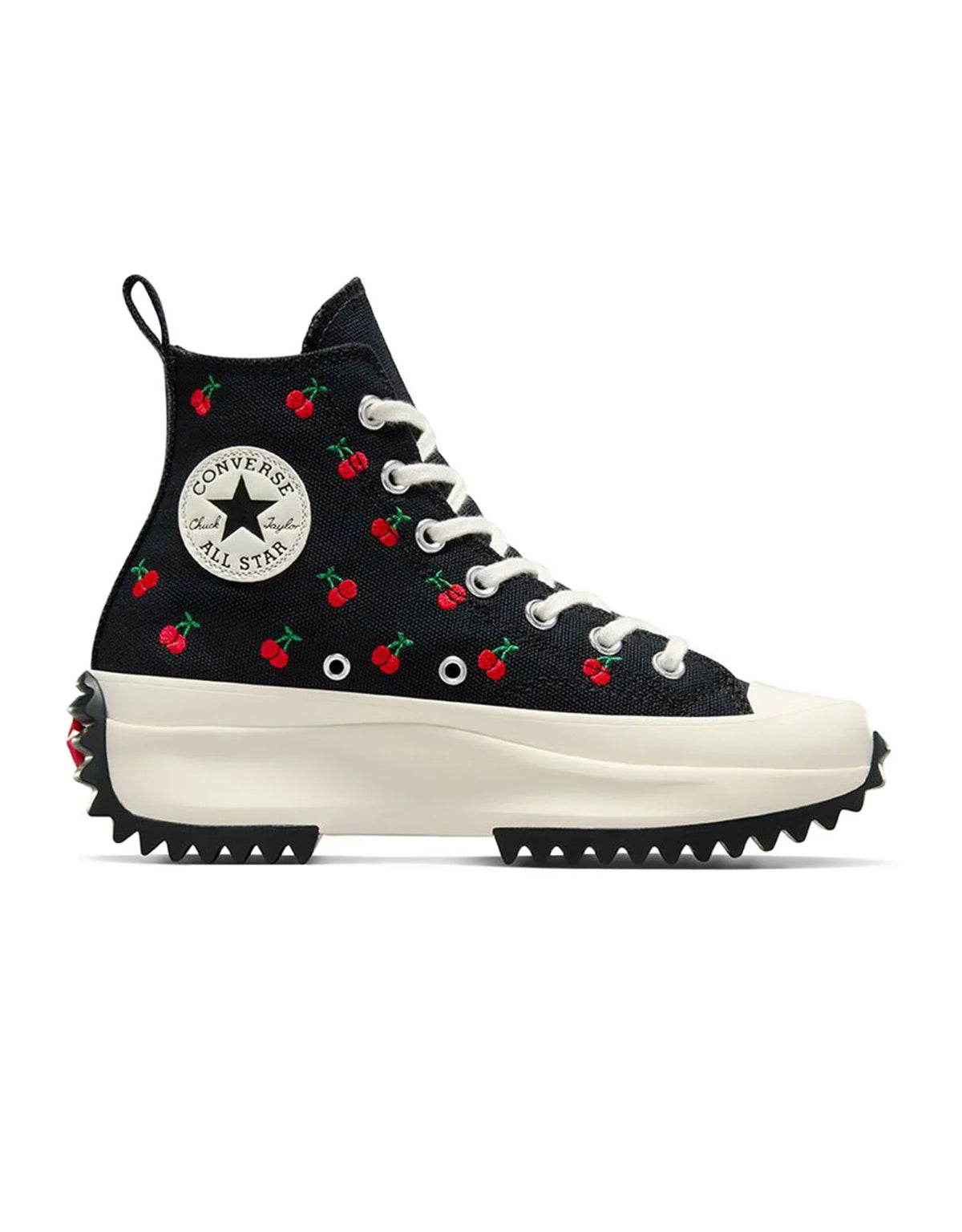 Converse Run Star Hike Men's Platform High-Top Sneakers — Black Canvas