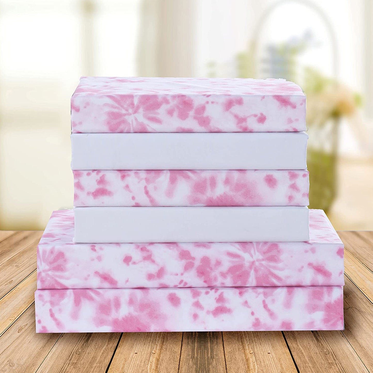 Elegant Comfort 6-Piece Colorful Tie Dye Pattern Sheet Set - Soft as a Hotel Premium Quality Bedding