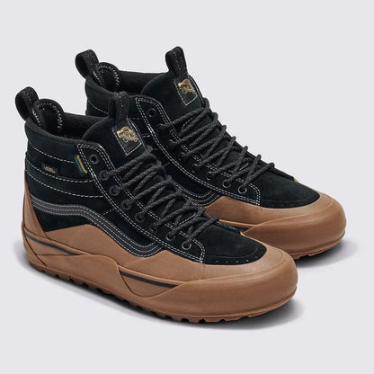 [vn0009qkb9m] Mens Vans Sk8-hi Dip Mte-2 - Black/gum