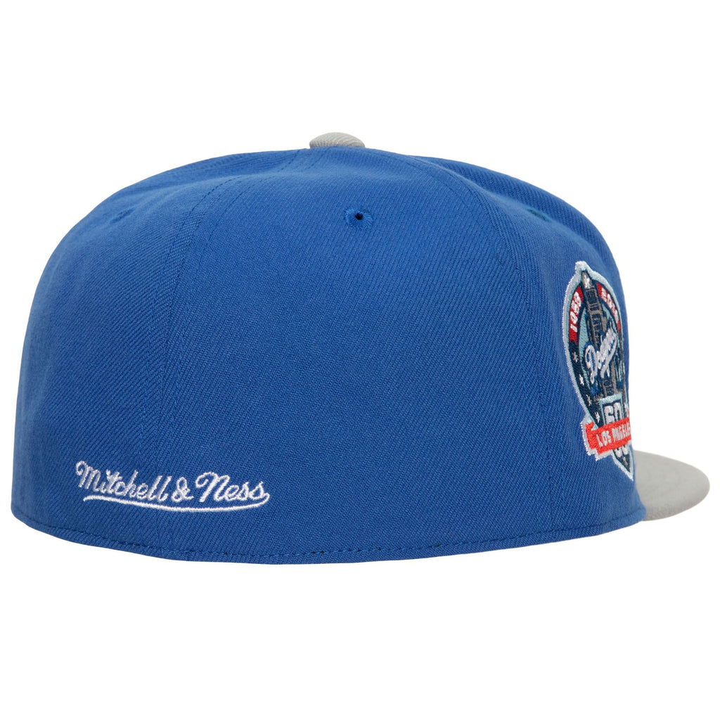 Mitchell & Ness Men's MLB Bases Loaded Fitted Coop Dodgers Fitted Caps