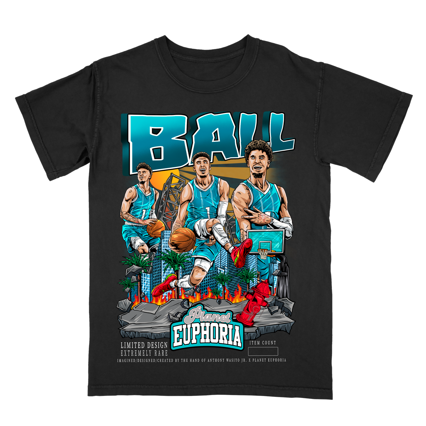 LaMelo Ball V2 Limited Edition NBA Player Graphic T-Shirt
