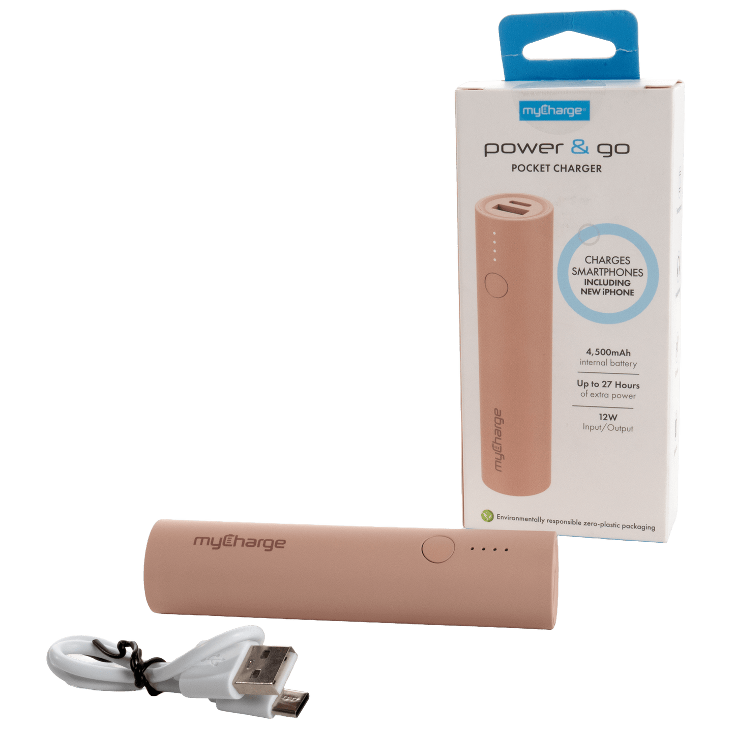 Mycharge Power & Go Pocket Charger(beige)-1