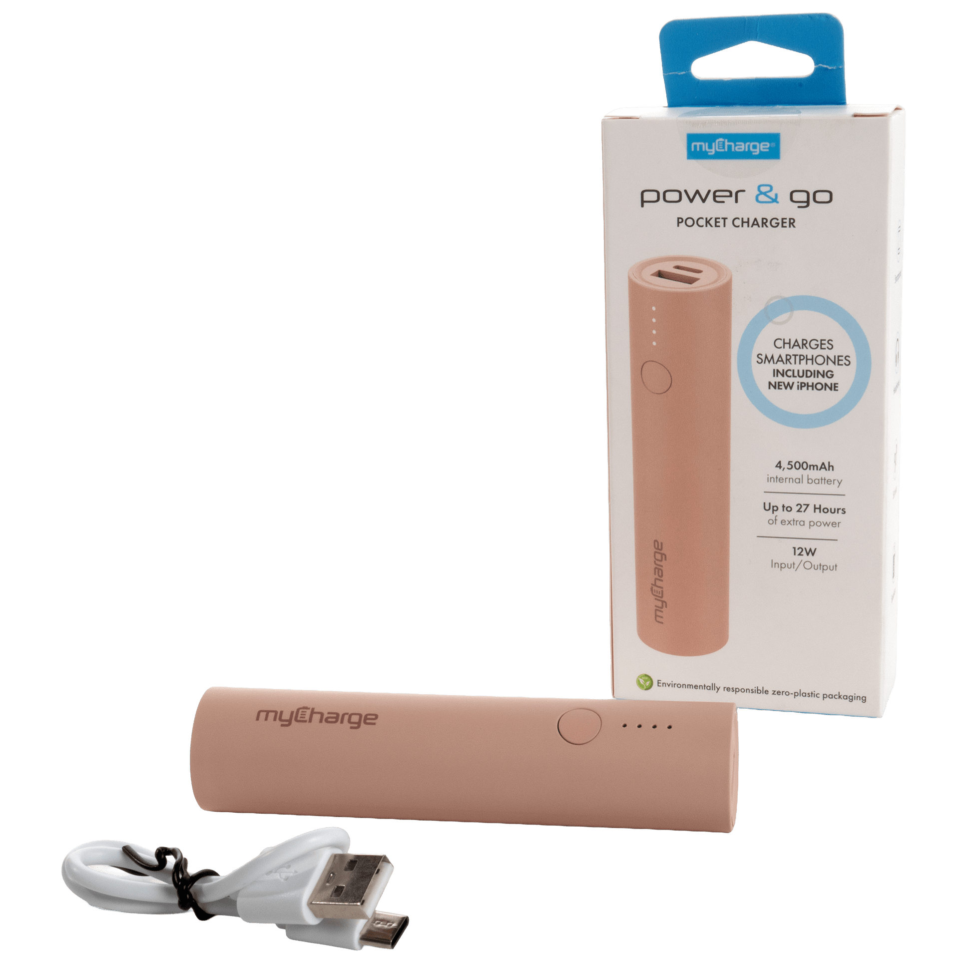 Mycharge Power & Go Pocket Charger(beige)-1