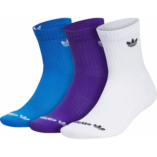 adidas Originals High Quarter Trefoil Socks 3 Pair