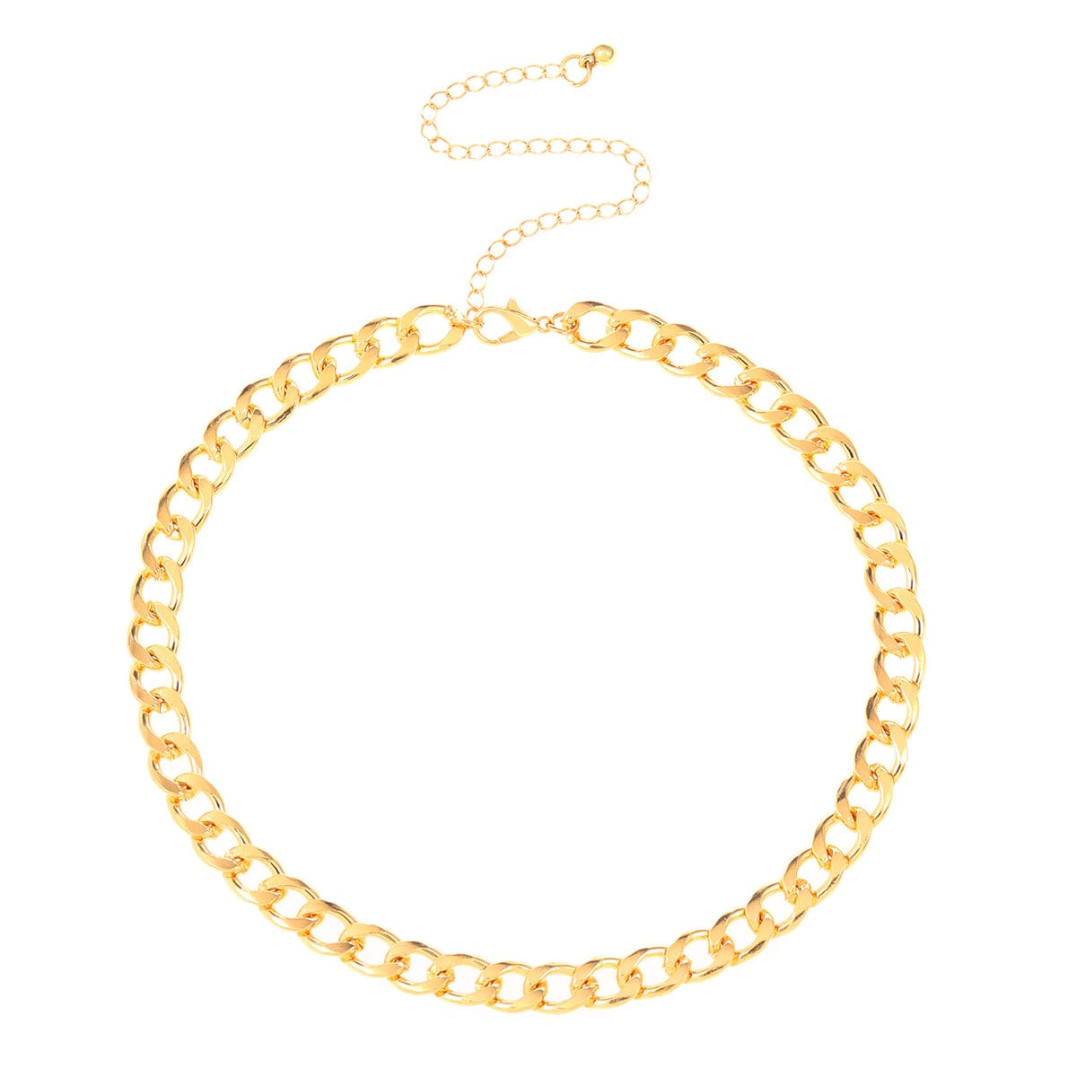 Goldtone Cuban Chain Necklace