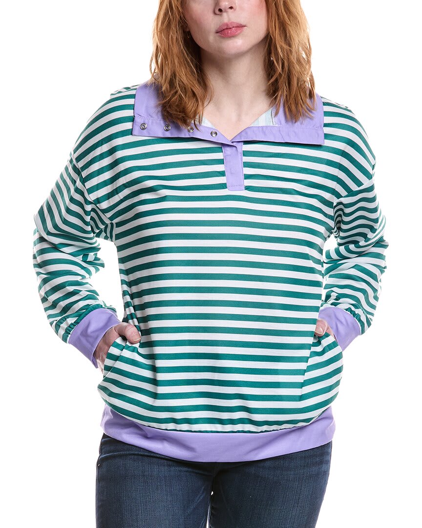 PURPLE/GREEN STRIPE-