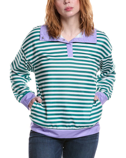 PURPLE/GREEN STRIPE-