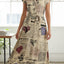 Beige Newspaper Print