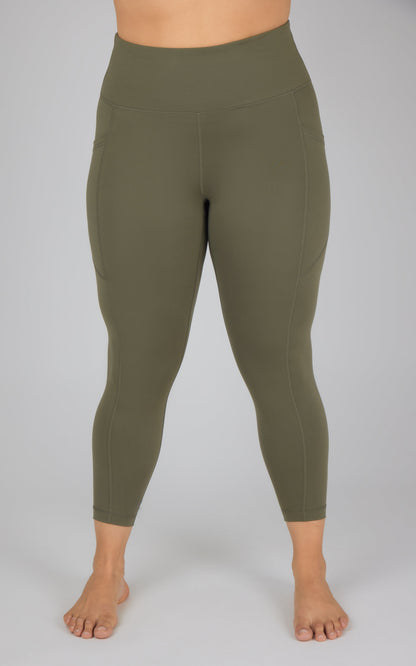 Plus Side Pocket Ankle Legging - Our Cafe Story