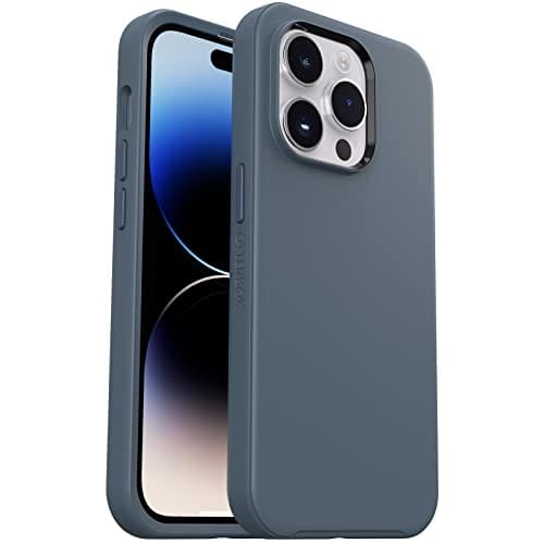 Otterbox Iphone 14 Pro (Only) Case, Symmetry Series+, Ultra-Sleek, Snaps to Magsafe, Raised Edges Protect Camera & Screen - Bluetiful (Blue)