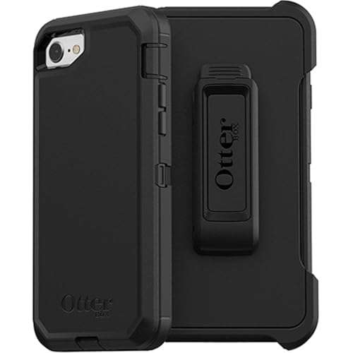 Otterbox Defender Series Series Case for Iphone Se (2nd Gen - 2020) and Iphone 8/7 (Not Plus) - Retail Packaging - Black