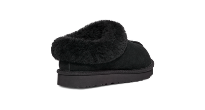 UGG Tazzette Womens Platform Clogs — Black Suede