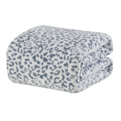 Elegant Comfort 50" x 70" Decorative Flannel Fleece Throw Blanket
