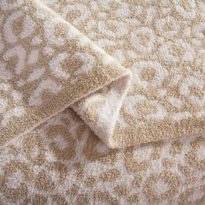 Elegant Comfort 50" x 70"  Ultra Soft Checkered Knitted Throw Blanket