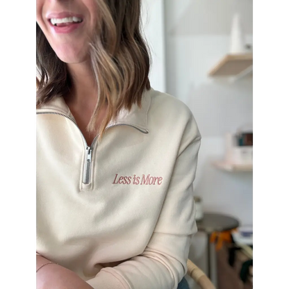 Less is More Embroidered Pullover