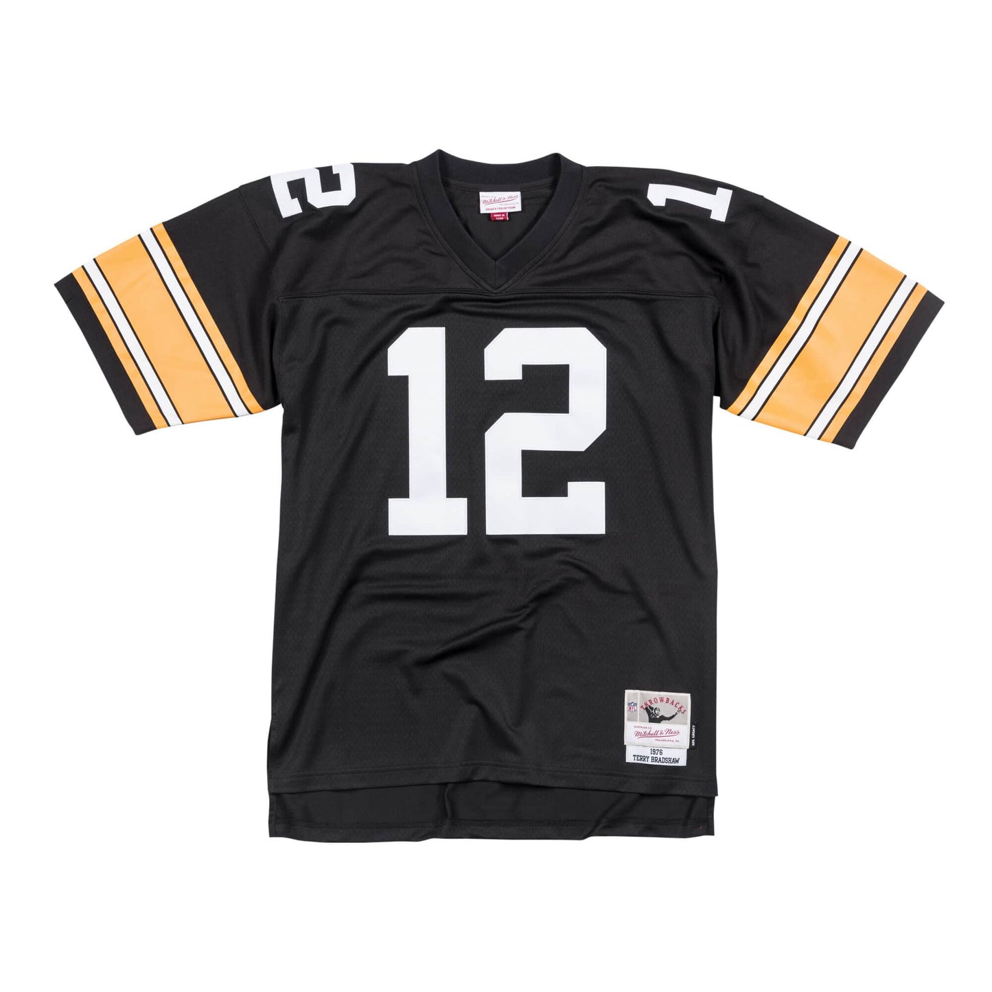 Men's Mitchell & Ness NFL Legacy Jersey Steelers 1976 Terry Bradshaw