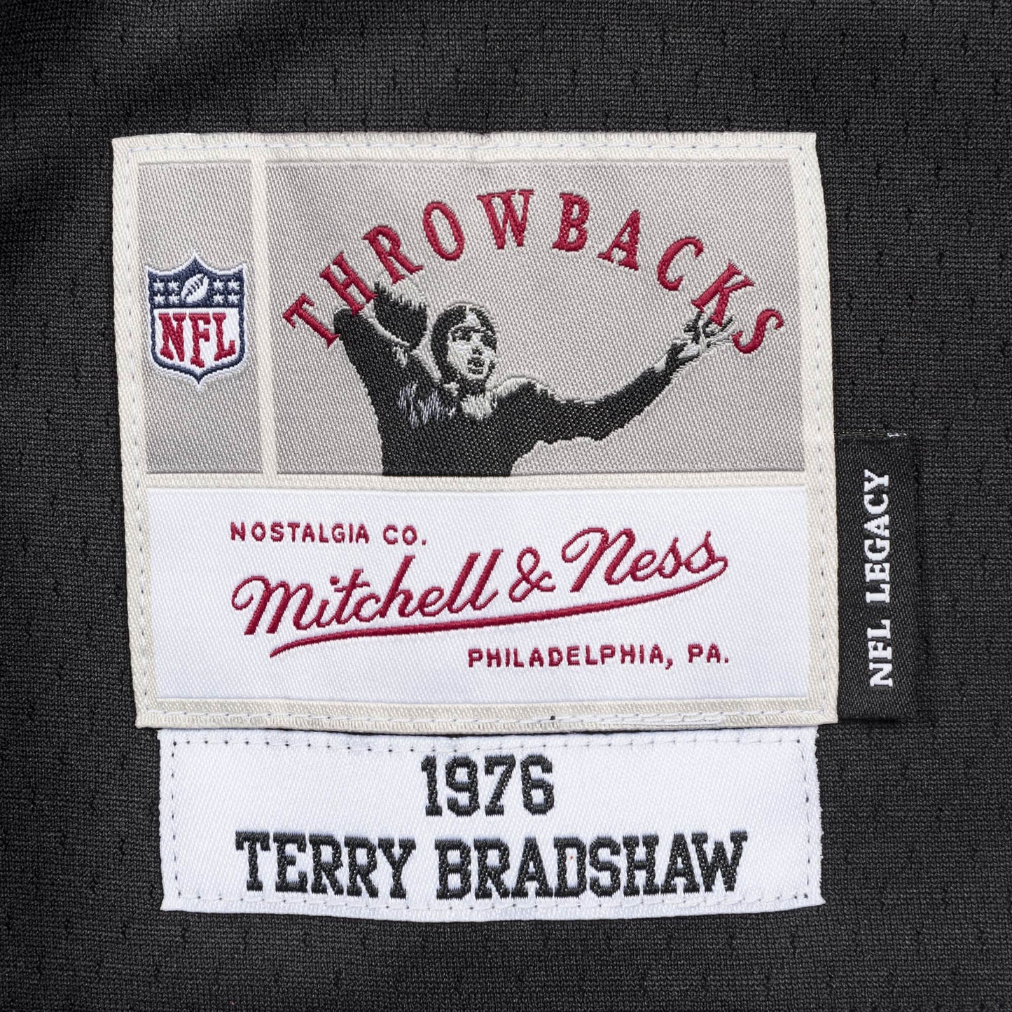Men's Mitchell & Ness NFL Legacy Jersey Steelers 1976 Terry Bradshaw