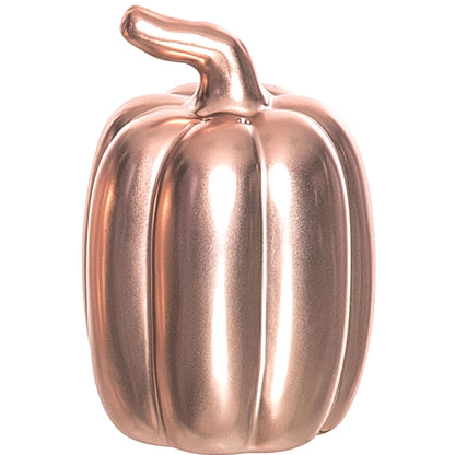Dolomite Gold Harvest Metallic Pumpkins Salt and Pepper Shakers Set of 2 for Fall Decor