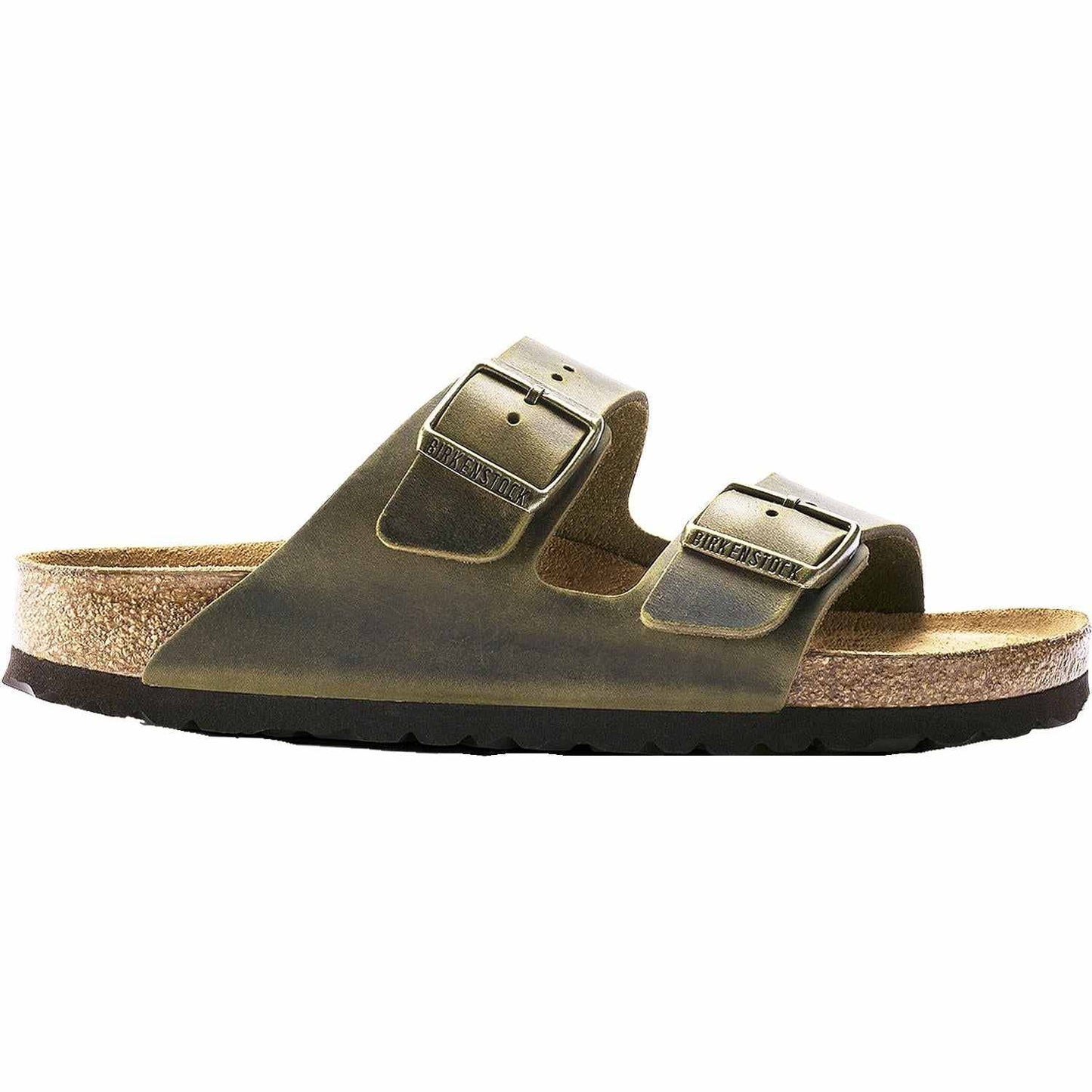 Birkenstock Arizona Soft Footbed Oiled Leather Jade Sandals