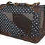 Dark Navy/Brown Polka