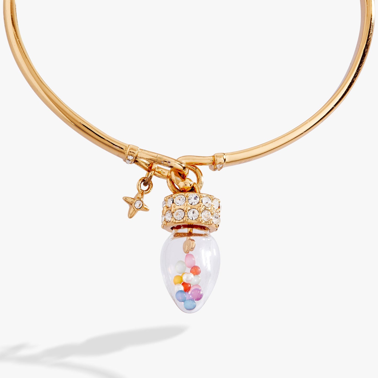 Christmas Light Bulb Shaker Tension Cuff