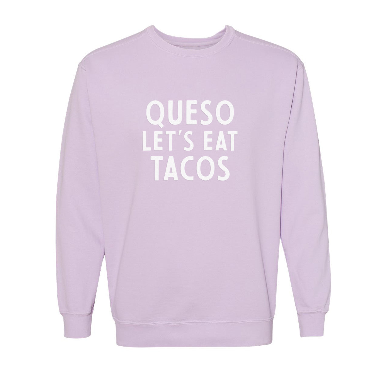 Frankie Jean Queso Let's Eat Tacos Washed Sweatshirt