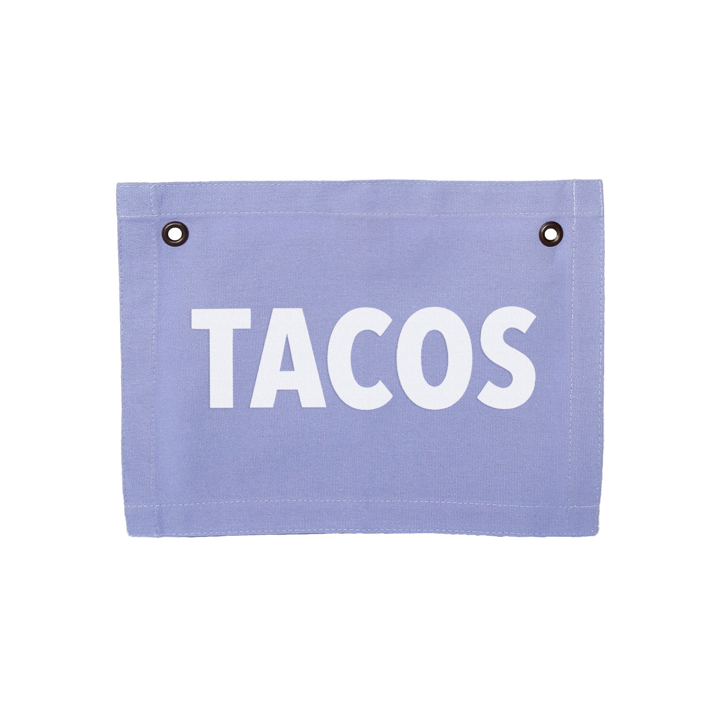 Frankie Jean Tacos Small Canvas Flag