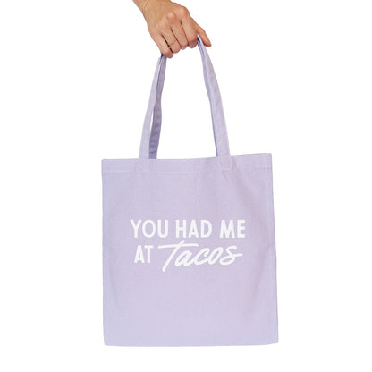 Frankie Jean You Had Me At Tacos Tote Bag