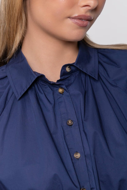 Linden Dress (Navy)