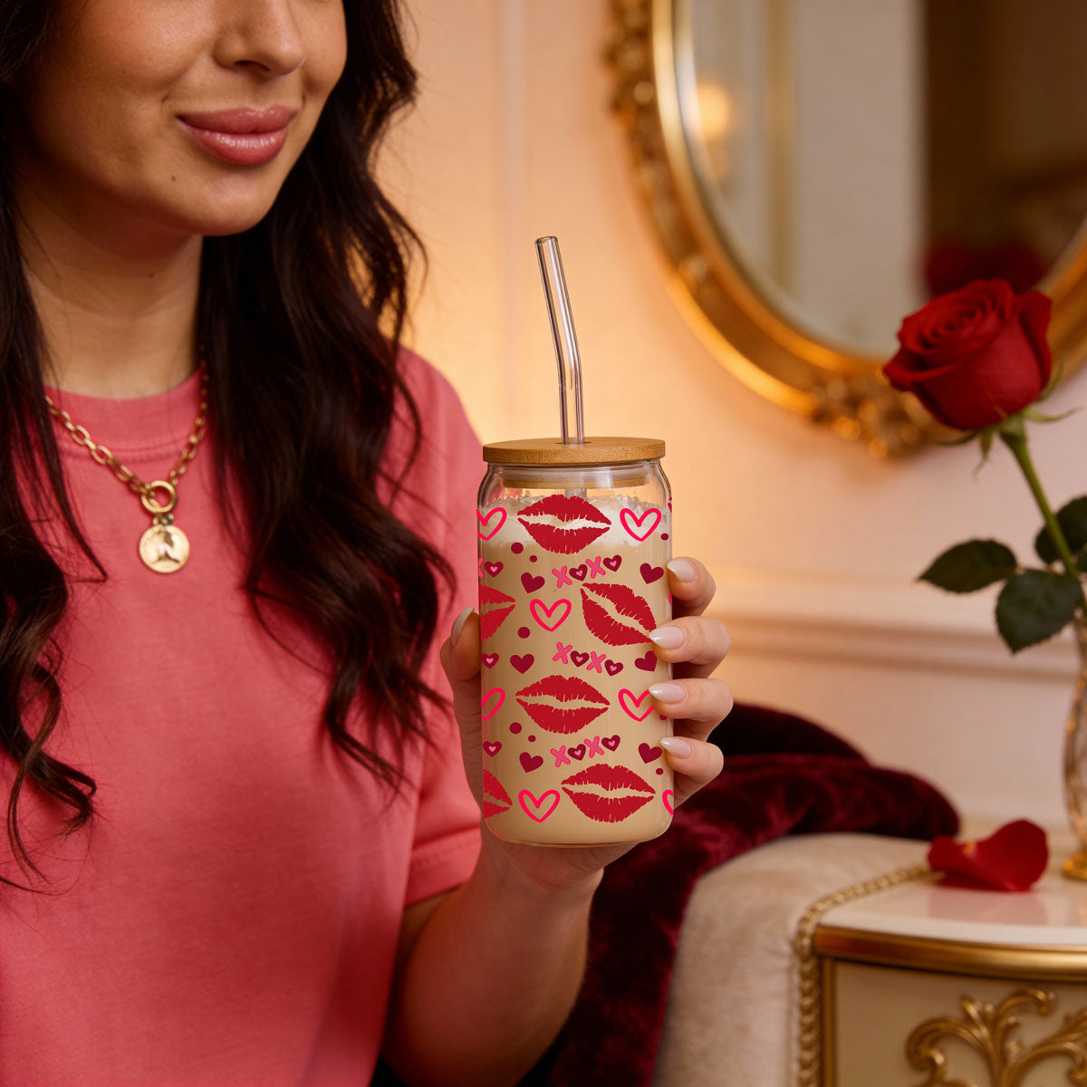 Red Lips XOXO 20oz by Gia Roma