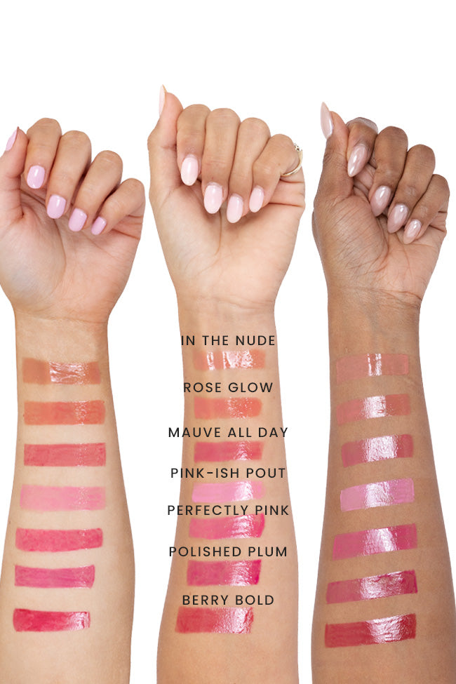 Pink Lily Beauty Blooming Gloss Tinted Lip Oil - Polished Plum