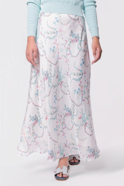 Lisa Skirt (White Flower)