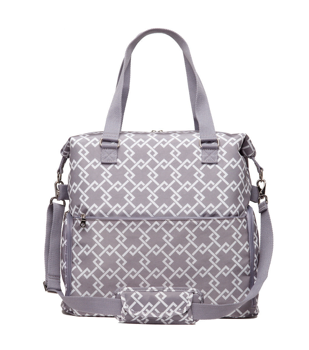 Sarah Wells Lizzy Breast Pump Tote – Lightweight, Easy-Clean Bag with Insulated Pocket, Laptop Sleeve & Side Storage – Fits Pumps & More
